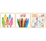 ma première valise à dessin COLOR'PEPS, 23 pièces,