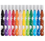 Feutre coloriage maped color'peps maxi triangulaire encore ultra-lavable pointe bloquée large pochette 12 unités