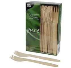 Fourchette en bois, 'pure', longueur: 165 mm