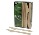 Couteau en bois 'pure', longueur: 165 mm, par 25