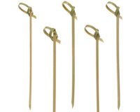 Aperitiefprikkers 'Strikje', lengte: 60 mm