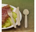 Cuillère en bois 'pure', longueur: 157 mm, par 100