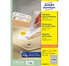 Etiquette universelle, 99,1 x 139 mm, blanc