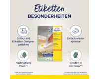 Etiquette universelle, 96 x 16,9 mm, blanc