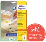 Étiquette universelle, 105 x 148 mm, blanc