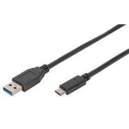 ASSMANN Câble USB 2.0, USB-C mâle - USB-A mâle, 1,0 m