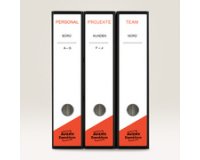 Etiquette pour dos de classeur