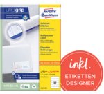 Etiquette universelle, 210 x 148 mm, blanc