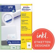 Etiquette Avery Zweckform 3424 105x48mm blanc 2400 pièces