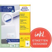 Etiquette universelle, 97 x 67,7 mm, blanc