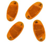 Kit de réflecteurs pour rayons de vélo, orange