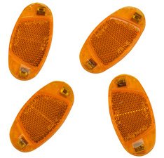 Kit de réflecteurs pour rayons de vélo, orange