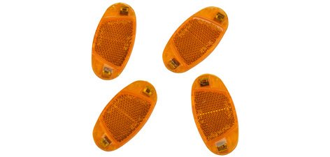 Kit de réflecteurs pour rayons de vélo, orange