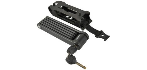Cadenas pliable pour vélo avec support