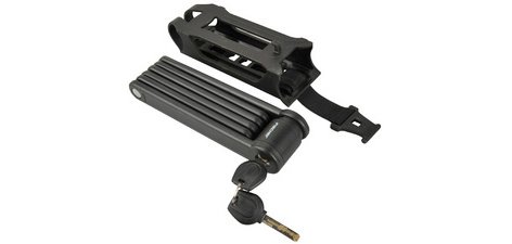 Cadenas pliable pour vélo avec support