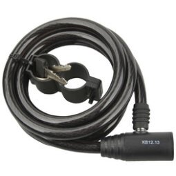 Câble antivol pour vélo, longueur: 1.800 mm, noir