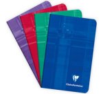 Carnet piqué 7,5x12cm 48 pages ligné - Assortis