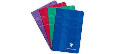 Carnet piqué 7,5x12cm 48 pages ligné - Assortis