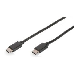 ASSMANN Câble USB 2.0, USB-C mâle - USB-C mâle, 1,0 m