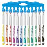 Marqueur effaçable Maped Marker'Peps Innovation pointe ogice 1,5 mm - Pochette de 12 couleurs assorties