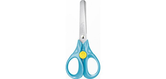 Symmetrical Right-Handed Scissors Maped Security 3D 13 cm
