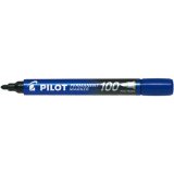 Marqueur permanent MARKER 100 pointe conique fine encre bleu