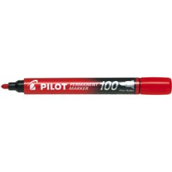 Marqueur permanent MARKER 100 pointe conique fine encre rouge