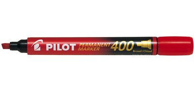 Marqueur permanent 400, pointe biseautée