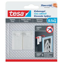 Powerstrips Clou adhésif pour papier peint et plâtre,