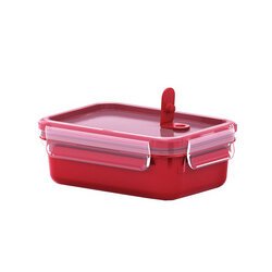 Boîte pour micro-ondes CLIP & MICRO, 0,55 L, rouge