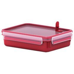 Boîte pour micro-ondes CLIP & MICRO, 1,2 L, rouge