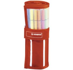 Feutre Pen 68, trousse enroulable de 30 'Rayures'