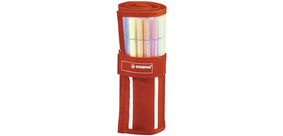 Feutre Pen 68, trousse enroulable de 30 'Rayures'
