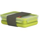 Lunchbox CLIP & GO, 1,20 litres, transparent / vert