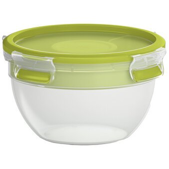 Boîte à salade CLIP & GO, 1,0 L, transparent / vert