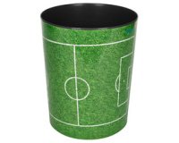 Corbeille à papier 'terrain de football'