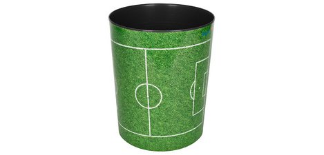 Corbeille à papier 'terrain de football'