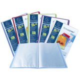 Protége-documents en polypropylène semi rigide Kreacover Chromaline 80vues - A4 - Bleu