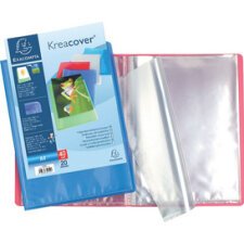 Display Book KreaCover PP A4 30Pkt Ast - Assorted colours