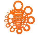 Normographe écrous et boulons (rond), No. 2