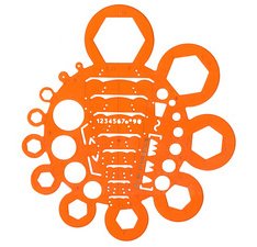 Trace écrous et boulons (rond), No. 2