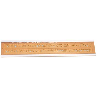 Trace lettres, hauteur de l'écriture: 10 mm