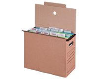 Archiefdoos voor hangmappen Smartboxpro, bruin, (B) 160mm