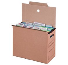 smartboxpro Collecteur de dossier suspendu, marron, (l)160mm