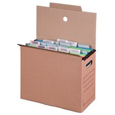 smartboxpro Collecteur de dossier suspendu, marron, (l)160mm