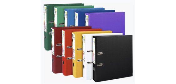 Ordner Prem'Touch aus PP, 2 Ringe, Rückenbreite 80mm, 32x30cm für DIN A4 Maxi