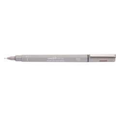 De_unipin 0,1mm fineliner gris cl