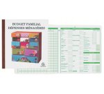  Piqûre de comptabilité et organisation familiale 27x25cm - Budget dépenses ménagères 56 pages - texte FR