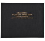 Registre objets mobiliers spécial garagistes Exacompta 4441E - 24 x 32 cm 100 pages
