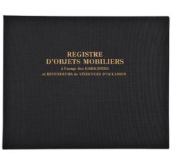 Registre objets mobiliers spécial garagistes Exacompta 4441E - 24 x 32 cm 100 pages